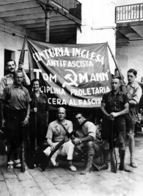 The Moscow-controlled International Brigades mobilised tens of thousands of volunteers, who fought courageously in Spain. But these were also used by the Stalinists as a tool to enhance Soviet leverage / Image: public domain